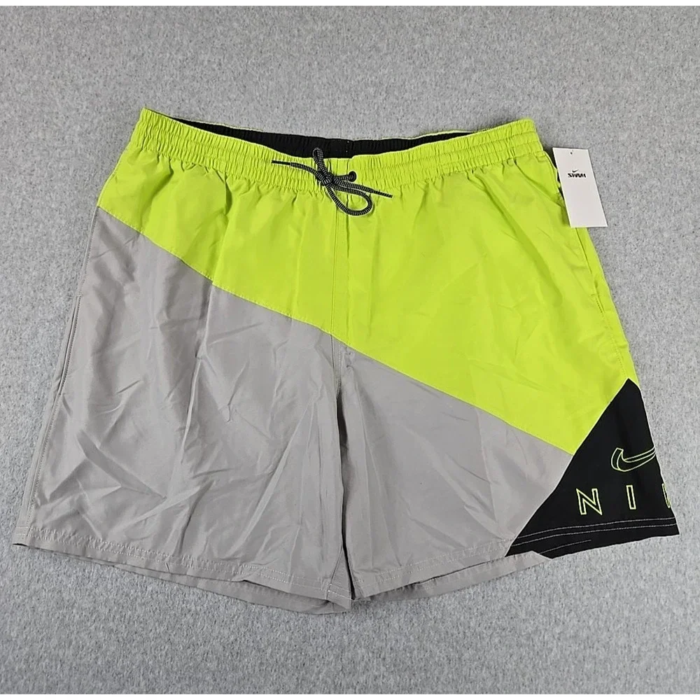 Nike Swim Trunk Shorts Mens‎ Size XXL Lined 6